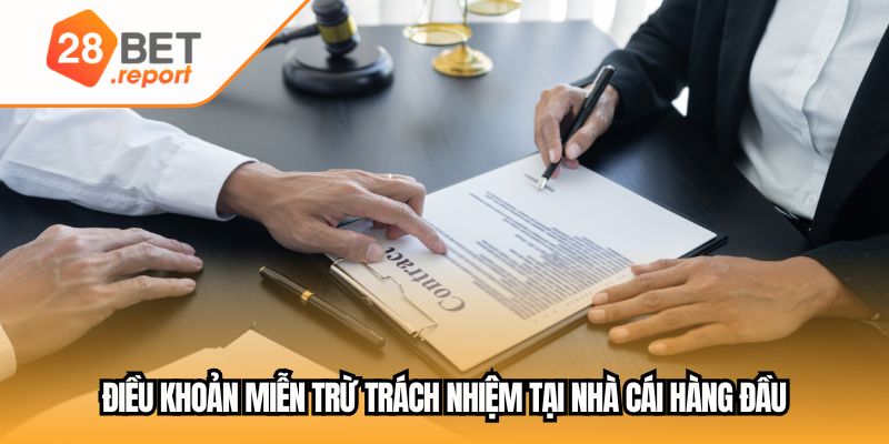 Điều khoản miễn trừ trách nhiệm tại nhà cái hàng đầu